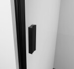 POLYSAN - ZOOM BLACK sprchové dvere do niky 700 pravé, číre sklo ZL4715BR-01