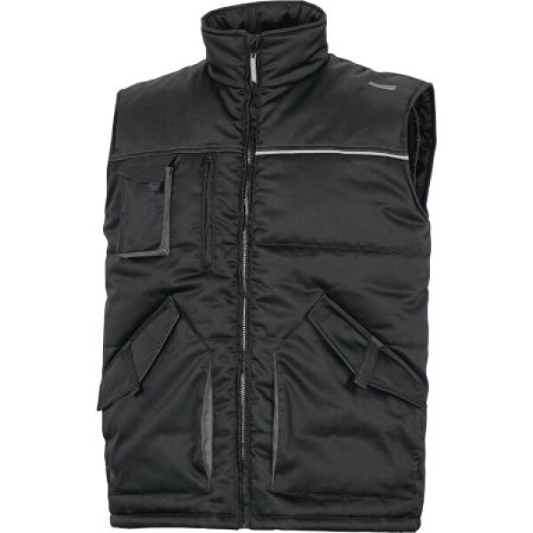 Pracovná vesta Delta Plus STOCKTON 2* Farba: Čierna, Veľkosť: 2XL (STOC2NOXX)