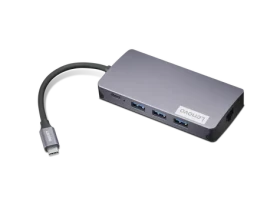Lenovo 150 USB-C Travel Dock / 1x HDMI / 1x VGA / 3x USB-A / 1x USB-C / 1x GLAN / čítačka kariet SD/TF (GX91M73946)