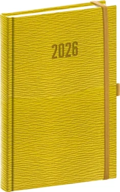 NOTIQUE Denný diár Rivoli 2026 žltozelený / 15 x 21 cm (PGD-DA5RI-6007)