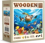Wooden City Drevené puzzle Život v oceáne