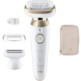 Braun Silk-épil 9 Flex SES9-030 biela-zlatá / Epilátor / 40 pinziet / 2 rýchlosti / 50 min prevádzka / WetDry (8700216963206)