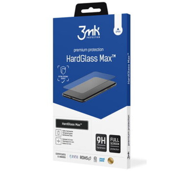 3mk HardGlass MAX Tvrdené sklo pre Apple iPhone 13 amp; iPhone 13 Pre čierna / dopredaj (5903108435284)
