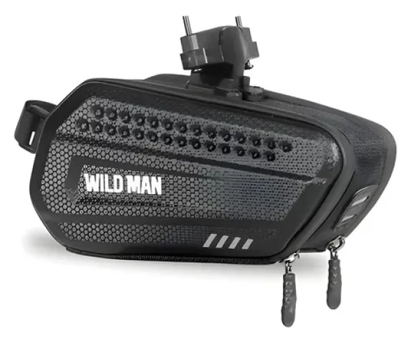 WildMan ES7 čierna / Taška pod sedlo / vodeodolná / PC plast / 1,2 l / 19,5 x8x10 cm (GT001143)