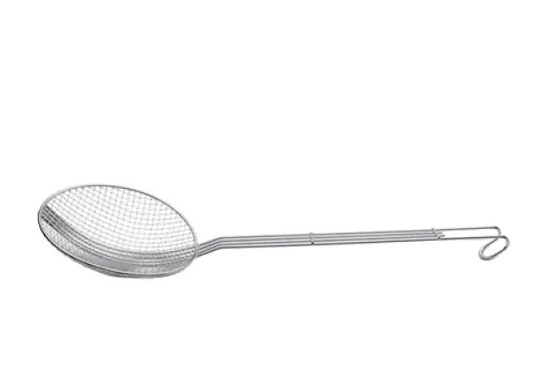 Weis Drôtená naberačka hlboká / priemer 20 cm / dĺžka 59 cm / nerezová oceľ (10120)