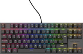 Genesis KLAWIATURA Pre GRACZY GENESIS THOR 303 TKL DE PODŚWIETLENIE RGB MECHANICZNA BROWN Čierna HOT SWAP