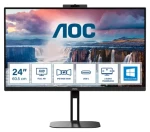23,8" AOC 24V5CW čierna / Monitor / IPS / Full HD / 75 Hz / Repro 10 W / HDMI / DP (24V5CW/BK)