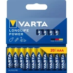 Varta Longlife Batéria AAA 20ks / 1.5V / alkalická / v blistri (116057)