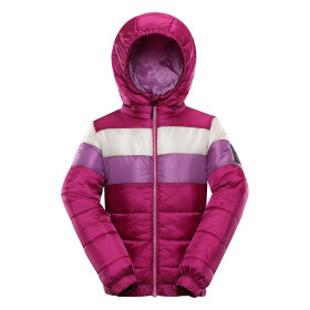 Dětská hi-therm bunda ALPINE PRO KISHO fuchsia red