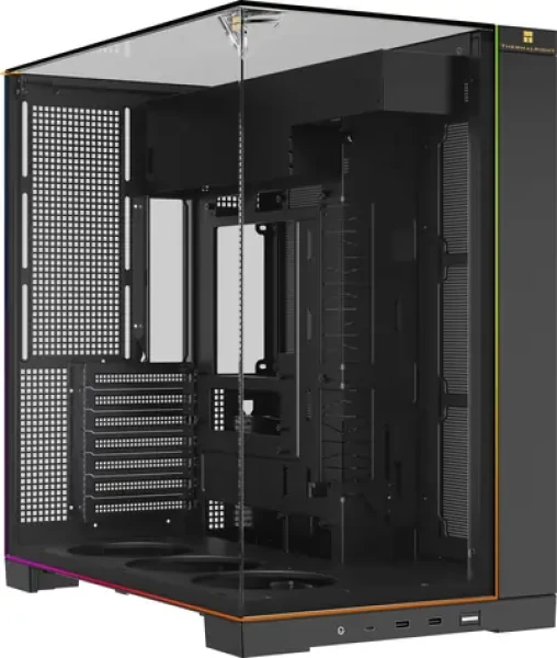 ThermalRight A70 čierna / ATX Full Tower / 2x USB-A / 1x USB-C / bez zdroja / priehľadná bočnica / ARGB (A70 Black ARGB)