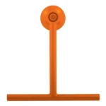Spirella TIM sprchová stierka s prísavkou oranžová/plast/22 cm (7610583205766)
