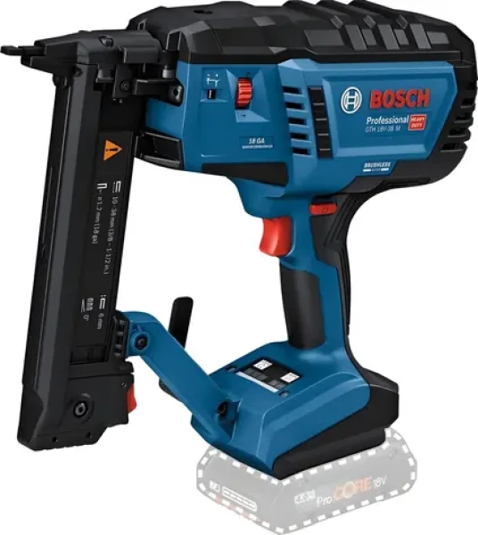 BOSCH GNH 18V-38 M Professional / Aku sponkovačka na drevo / 18V / sponky 5,8 x38 mm / bez aku a nabíjačky (0601482500)