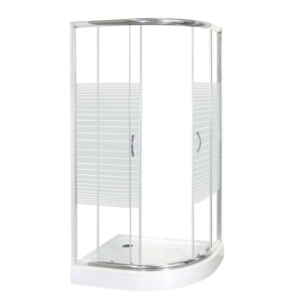 KERRA - Sprchovací kút s vaničkou Madera 100x80 Ľavá 5907548117809