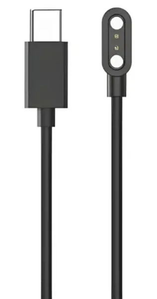 HAMA čierna / Nabíjací kábel / inteligentné hodinky HAMA / USB-C / magnetický / 60 cm