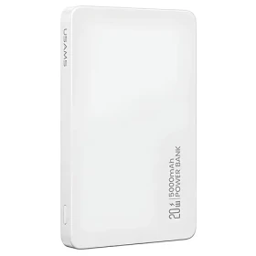 USAMS US-CD231 biela / Powerbanka / Bezdrôtové nabíjanie / 20 W PD / 5000 mAh (5KCD23103)