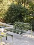 HAY Vonkajšia lavica Lounge Sofa Palissade Olive