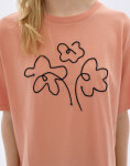 Thinking MU Flower Rope Pink Lucia Tee PINK XS