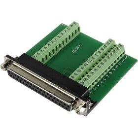 TRU COMPONENTS DSUB37F-39TB-3 1229328 D-SUB zásuvka 90 ° Pólov: 37 skrutkovací 1 ks; 1229328