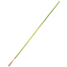 TRU COMPONENTS 1565157 opletenie / lanko, LiY, 1 x 1.50 mm², zelená, žltá, 10 m; 1565157