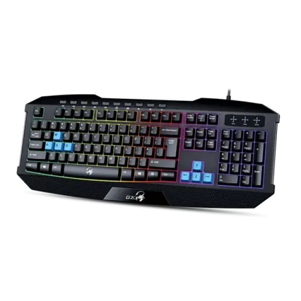 Genius Scorpion K215 čierna / Herná drôtová klávesnica / podsvietená / USB / CZ+SK layout (31310474118)