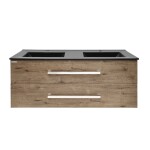 Kúpeľňová skrinka s umývadlom SAT Cube Way 120x53x46 cm dub wellington mat CUBE461202DWMODC CUBE461202DWMODC