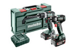 Metabo COMBO SET 2.9.2 18V / Sada Aku náradia: rázový uťahovač SSW 18 LT + Aku skrutkovač BS 18 L / 18 V / 2x 5.2 Ah (MET685202000)