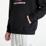 Mikina New Balance Athletics French Terry Logo Hoodie Black M