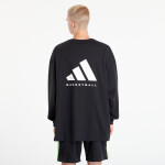 Tričko adidas Basketball Long Sleeve Tee Black XL