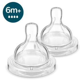 Philips SCY764/02 Avent / Náhradný cumlík / Anti-colic / Rýchly prietok / 2 ks (SCY764/02)