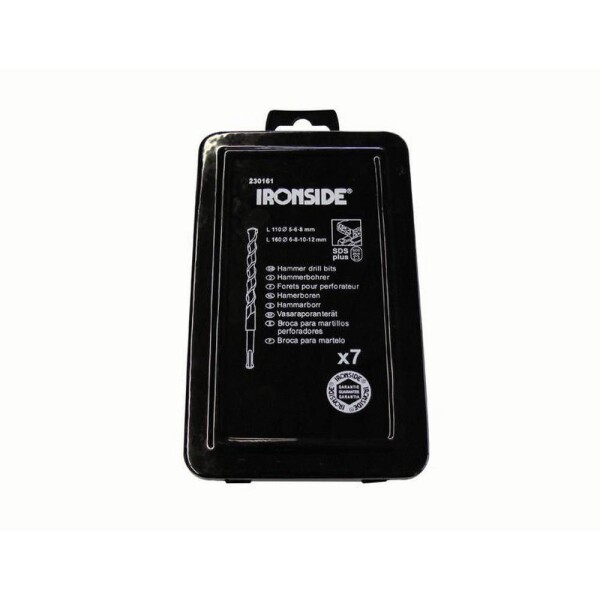 IRONSIDE 230161 sada kladivových vrtákov 5 mm, 6 mm, 8 mm, 10 mm, 12 mm 1 ks; 230161