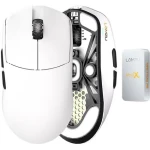 Lamzu Maya X biela / Bezdrôtová herná myš / 30000 DPI / USB-C 2.4GHz (6975637430091)