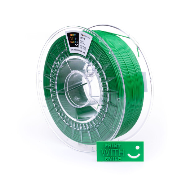 PET-G filament Green 1,75 mm Print With Smile 1 kg