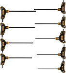Vorel Súprava kľúčov TORX 9 ks / Kľúče TORX / T10-T50 / oceľ CrV (TO-56639)
