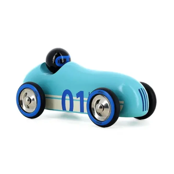 Vilac Drevené auto Old Sport Compet tyrkysová