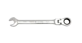 YATO Očkoplochý račňový kľúč s kĺbom / 19 mm / Dĺžka 245 mm / 72 zubov / CrV (YT-1685)