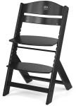 KINDERKRAFT SELECT Stolička jedálenská Enock Black, Premium