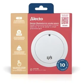 Alecto SD1030 biela / Detektor dymu / batéria a senzor 10 rokov / alarm 85 dB / lítiová batéria (SD1030)