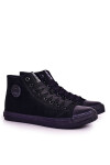 Men's Classic High Sneakers BIG STAR Black