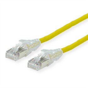 Secomp 21.05.0572 RJ45 sieťové káble, prepojovacie káble CAT 6A S/FTP 7.50 m žltá dvojžilový tienený, bez halogénov, samozhášavý 1 ks; 21.05.0572