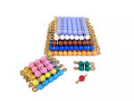 Moyo Montessori Moyo Montessori Perlové štvorce (farebné)