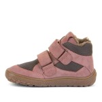 Dievčenská zimná barefoot obuv TEX WOOL Gray Pink, Froddo, G3110254-6W, ružová - 26