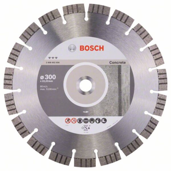 Bosch Accessories 2608602656 Bosch Power Tools diamantový rezný kotúč Priemer 300 mm 1 ks; 2608602656