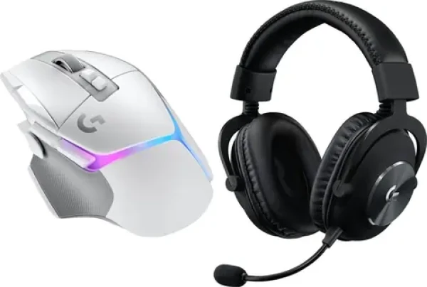 Logitech G502 X PLUS + G Pro X čierna / Herná sada / bezdrôtová myš + headset / 25600 DPI / USB