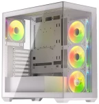 KRUX Exo biela / Počítačová skriňa / Midi-Tower / ATX / tvrdené sklo / 4X RGB ventilátor (KRXD009)