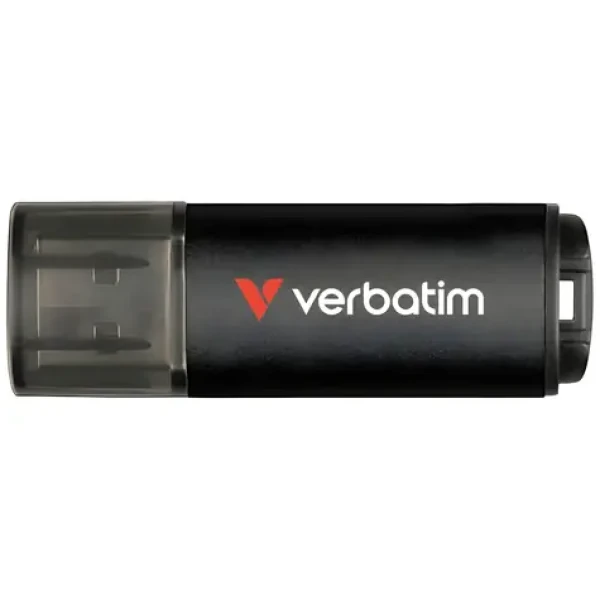Verbatim V200 64GB čierna / Flash disk / USB-A 3.2 Gen 1 / 200/80 MB/s / Hliník (30211)