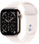 Apple Watch 11 GPS + Cellular 46mm Gold Titanium Sport Band M/L Ružový (MFD64ZR/A)