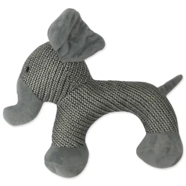 HAVE A PET Hračka Moonbuddy slon šedá / Plyšová hračka pre psov / 23 cm / s pískatkom (854-344753)