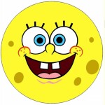 Jedlý papier Sponge Bob a kamaráti 19,5 cm - Pictu Hap