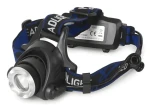 Entac Zoom Alu čierna / Čelovka / LED 600 lm / Dosvit 200 m / 4X AA / IP44 (EHL-ZOOM-5W-ALU)