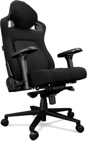 Yumisu 2055 Magnetic Material čierna / Herná stolička / látka / nastaviteľné / pojazdné kolieska / nosnosť 180 kg (Y-2055F-BB-M)